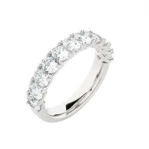 1 5/8 ctw Oval Lab Grown Diamond Anniversary Ring