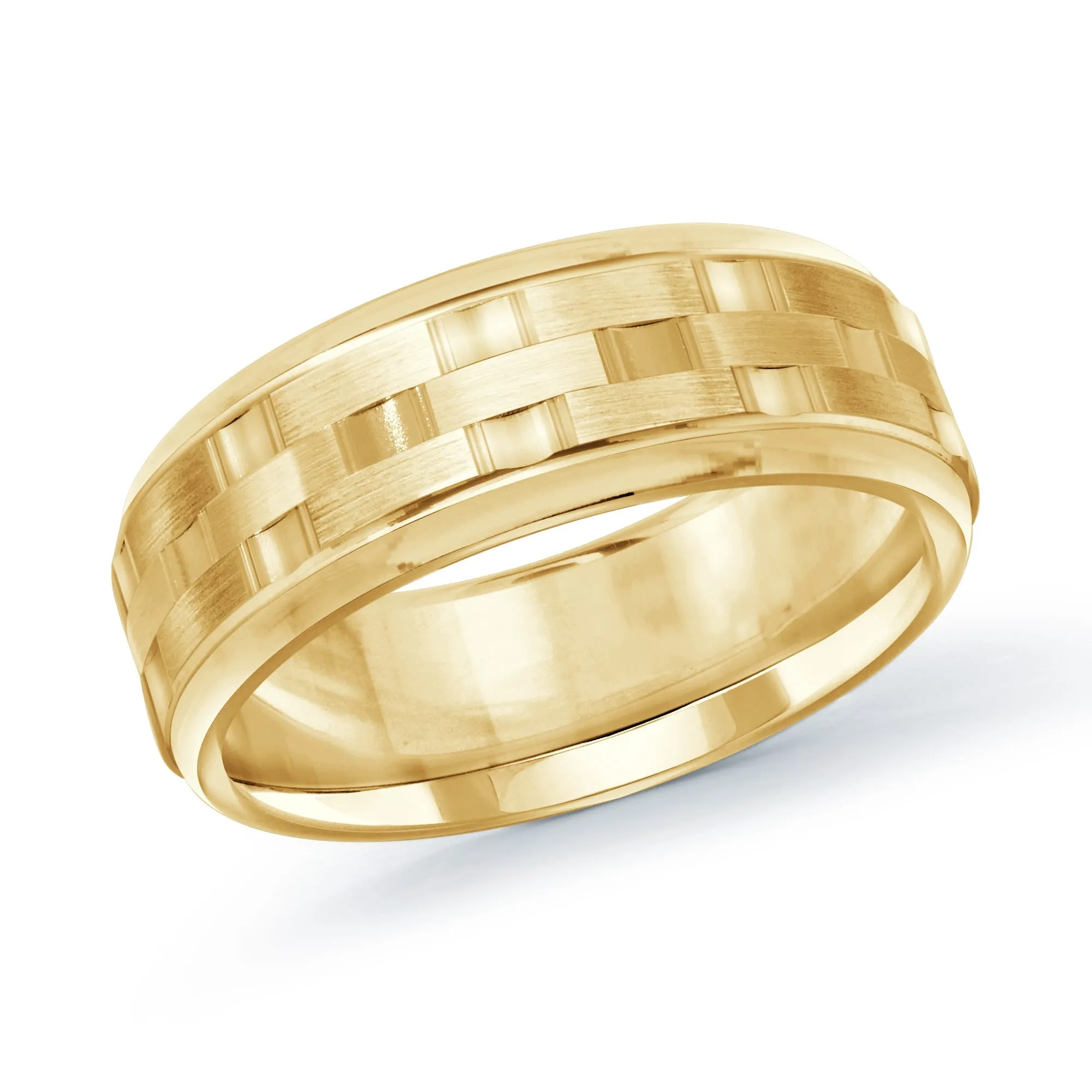 14K Yellow Gold Ring from the Executif Collection by Malo - MRD-083-8Y