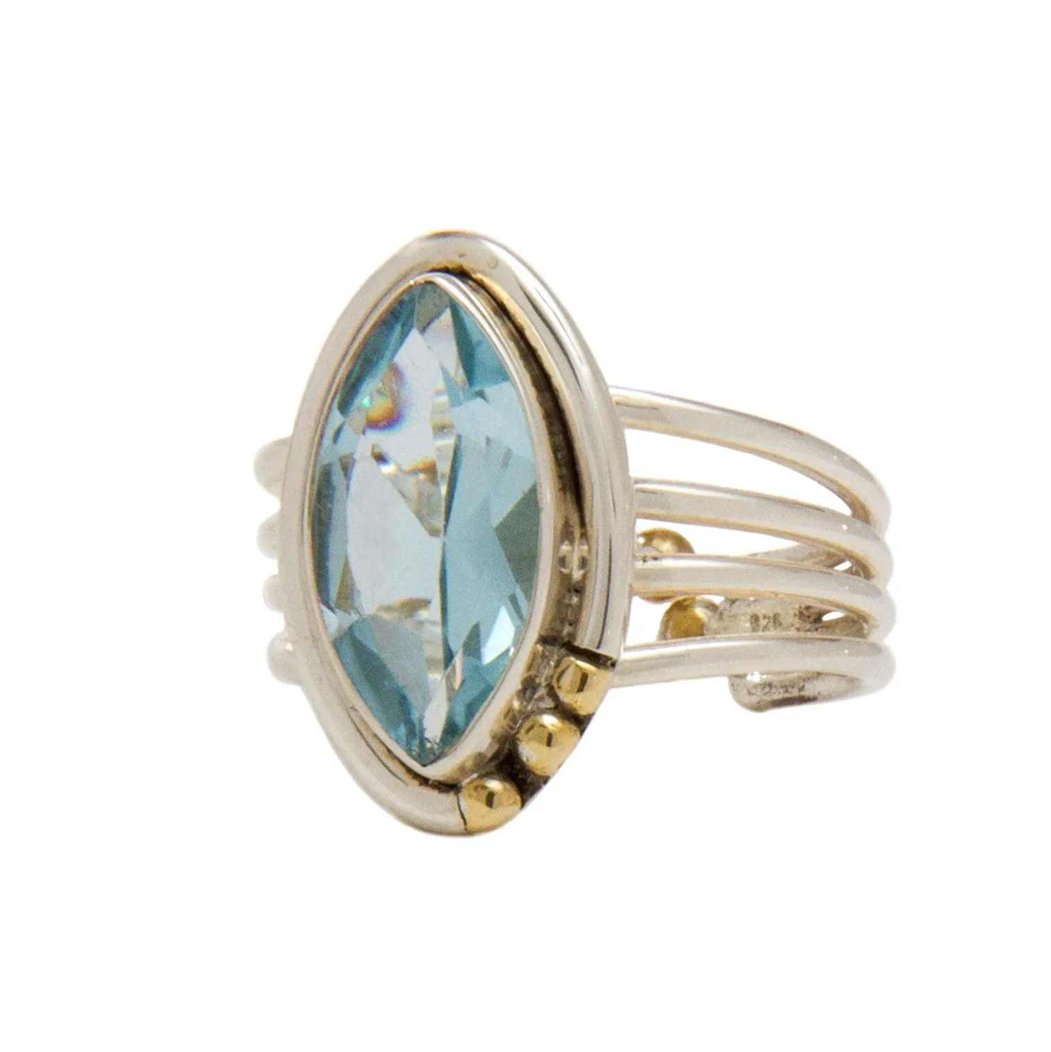 Adjustable Tulip Ring in various gemstones