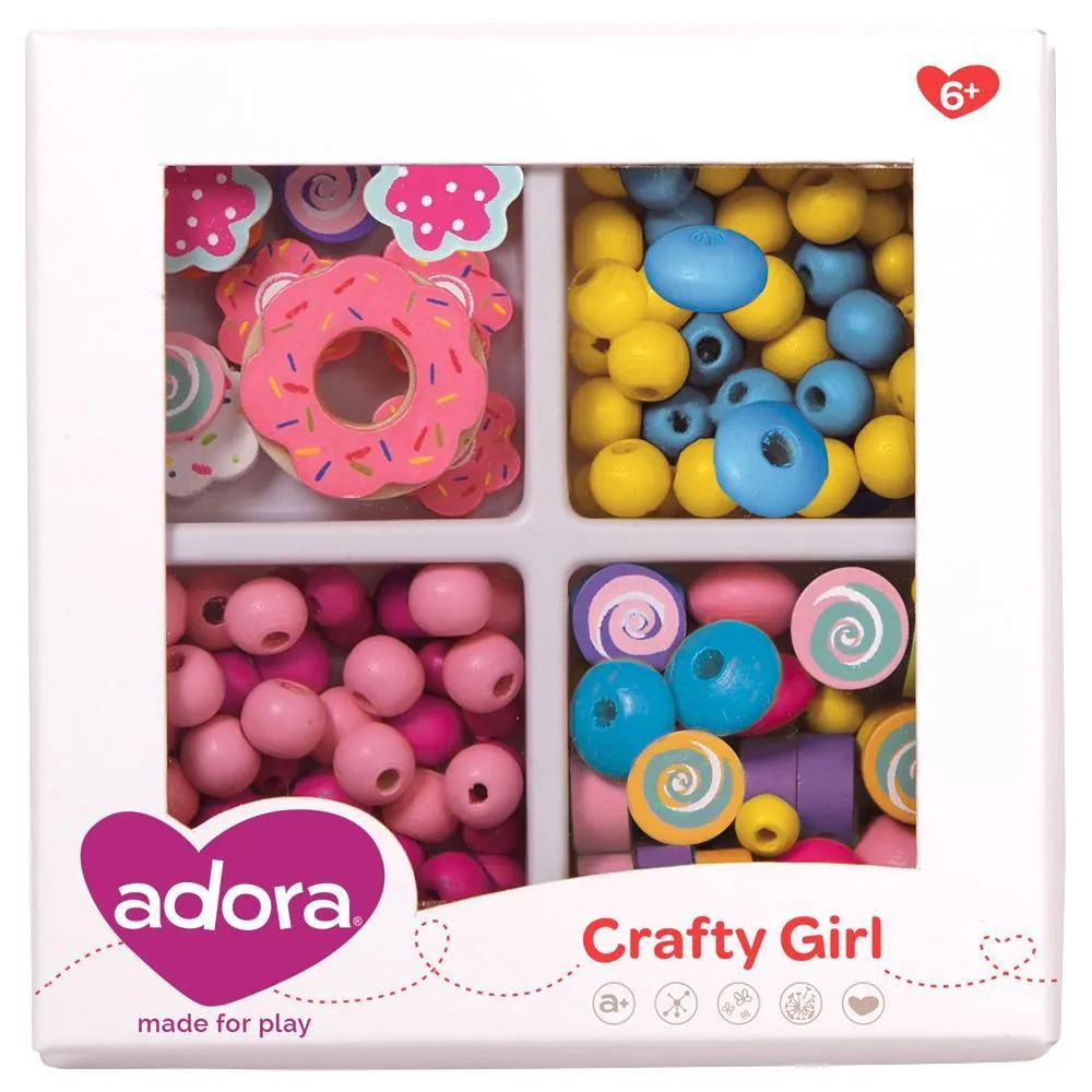 Adora Crafty Girl "Sweet Desserts" Wooden Jewelry Kit