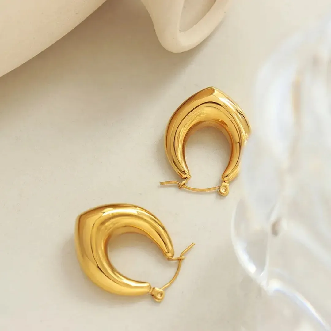 Anti Tarnish Chic Hoop Earring