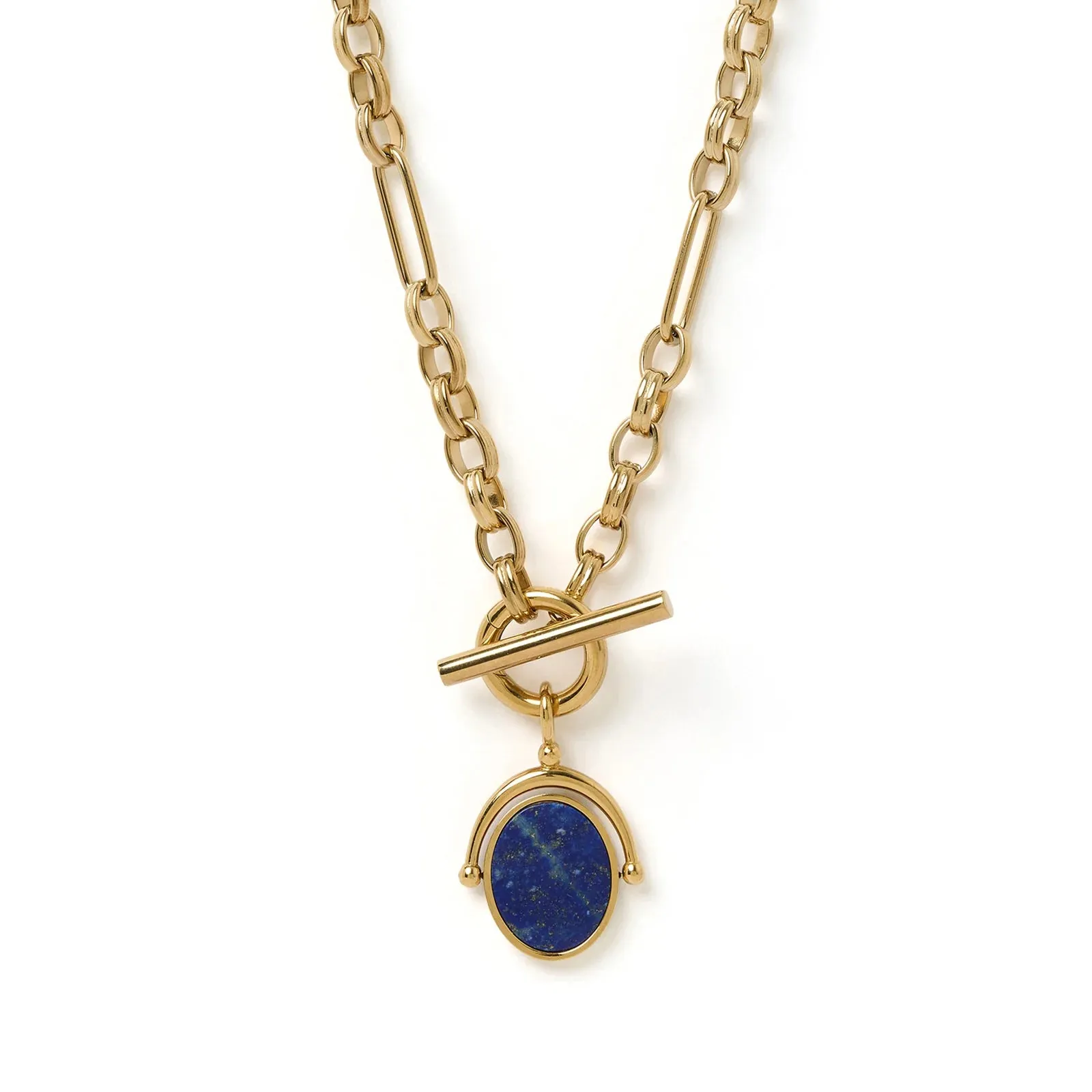 Arms of Eve Delilah Spinner Necklace - Lapis Lazuli