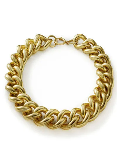 BRIDGET BOLD CURB CHAIN NECKLACE