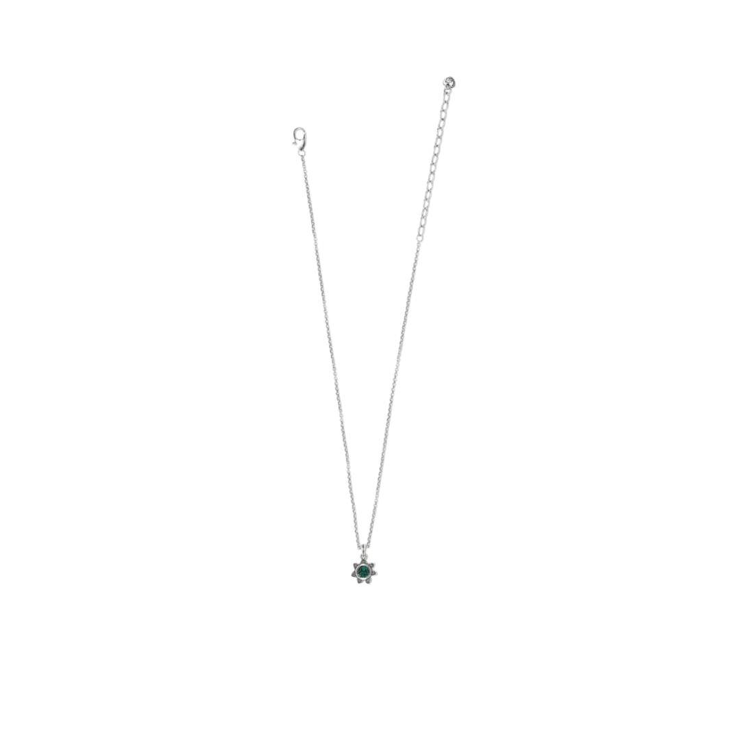 Brighton Women's Everbloom Sunflower May Emerald Necklace