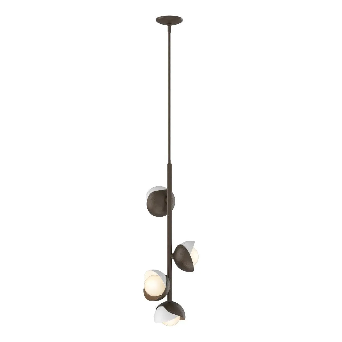 Brooklyn 12 in. 4 lights Pendant Light Bronze finish