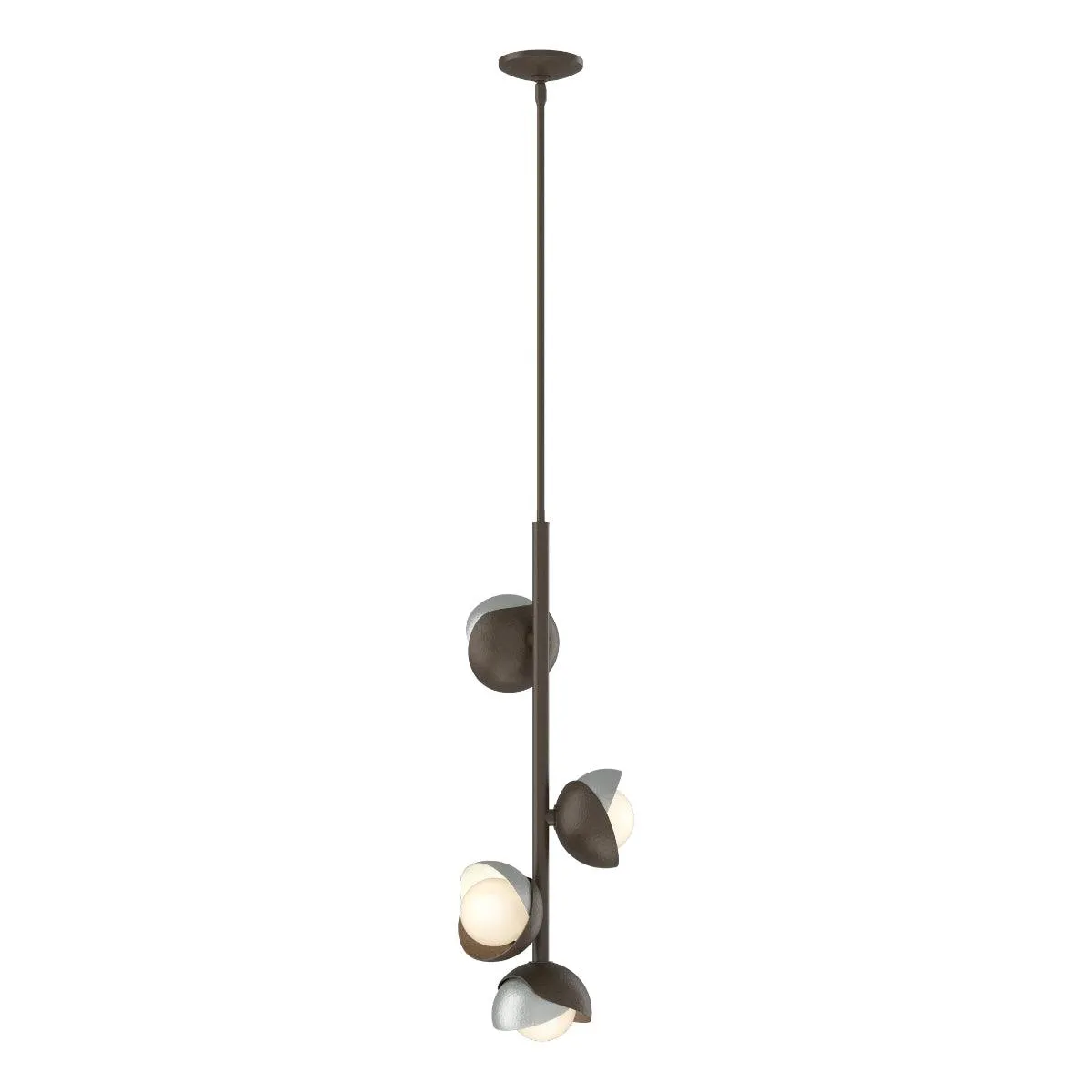 Brooklyn 12 in. 4 lights Pendant Light Bronze finish