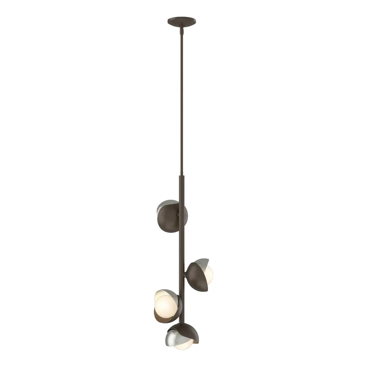 Brooklyn 12 in. 4 lights Pendant Light Bronze finish