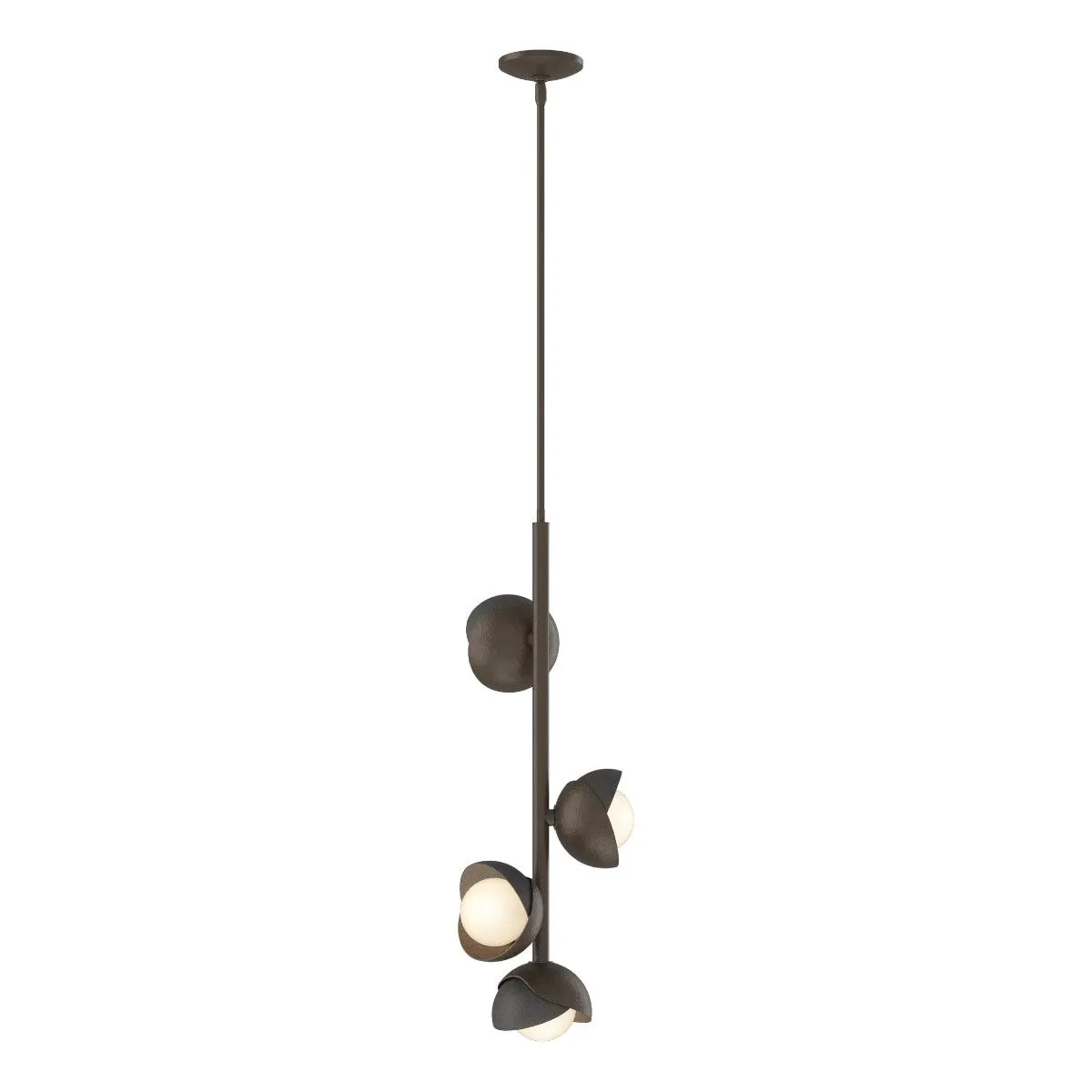 Brooklyn 12 in. 4 lights Pendant Light Bronze finish