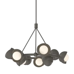 Brooklyn 32 in. 9 lights Pendant Light Dark Smoke Finish