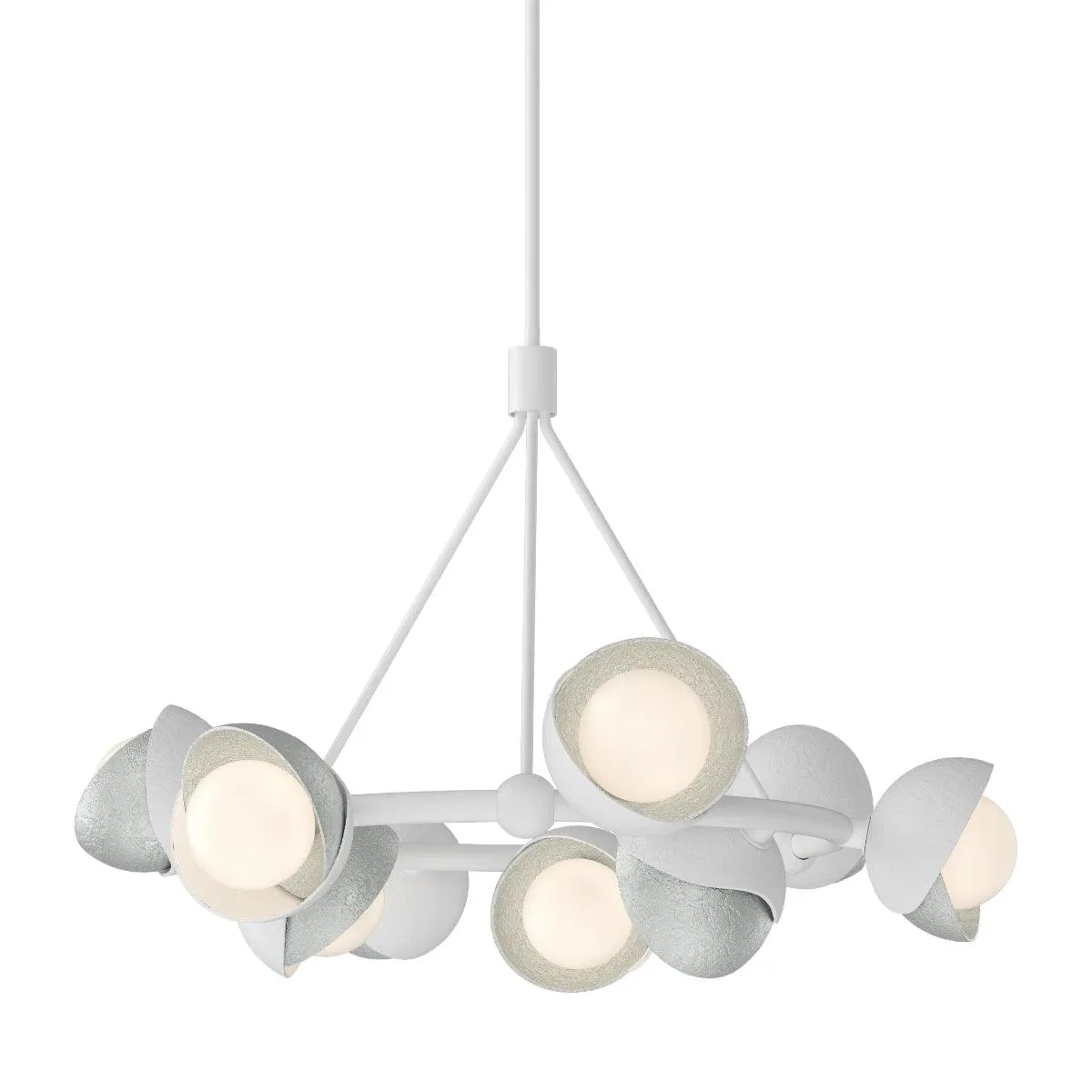 Brooklyn 32 in. 9 lights Pendant Light White Finish