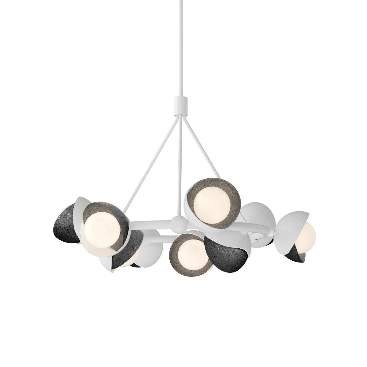 Brooklyn 32 in. 9 lights Pendant Light White Finish