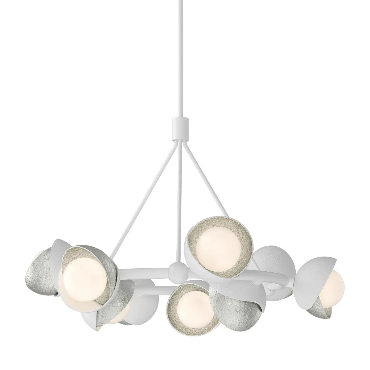 Brooklyn 32 in. 9 lights Pendant Light White Finish