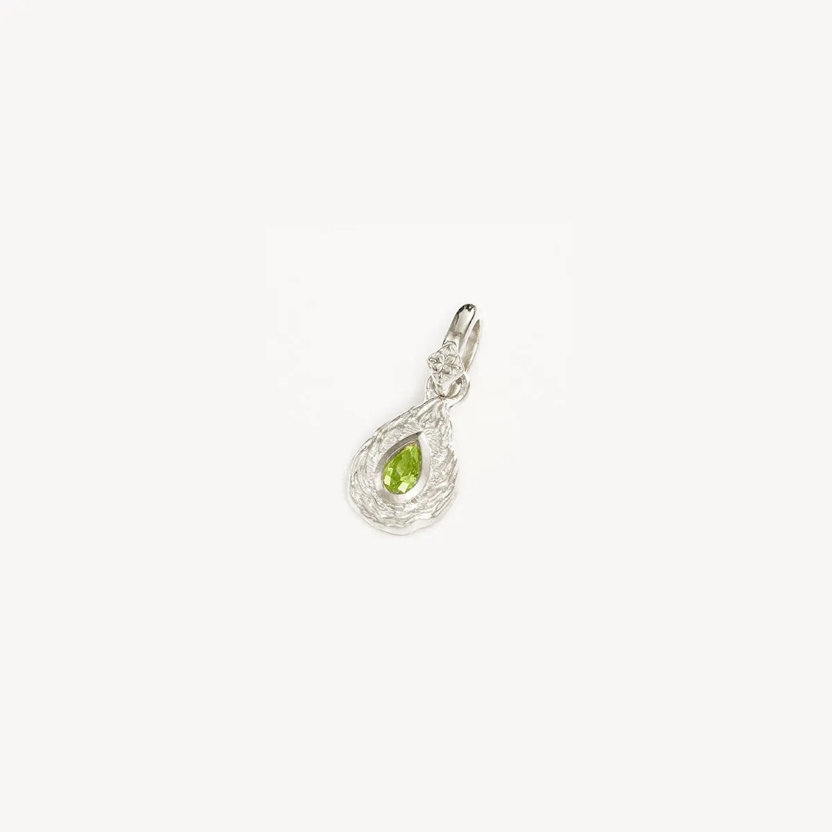 By Charlotte With Love Birthstone Annex Link Pendant, Silver