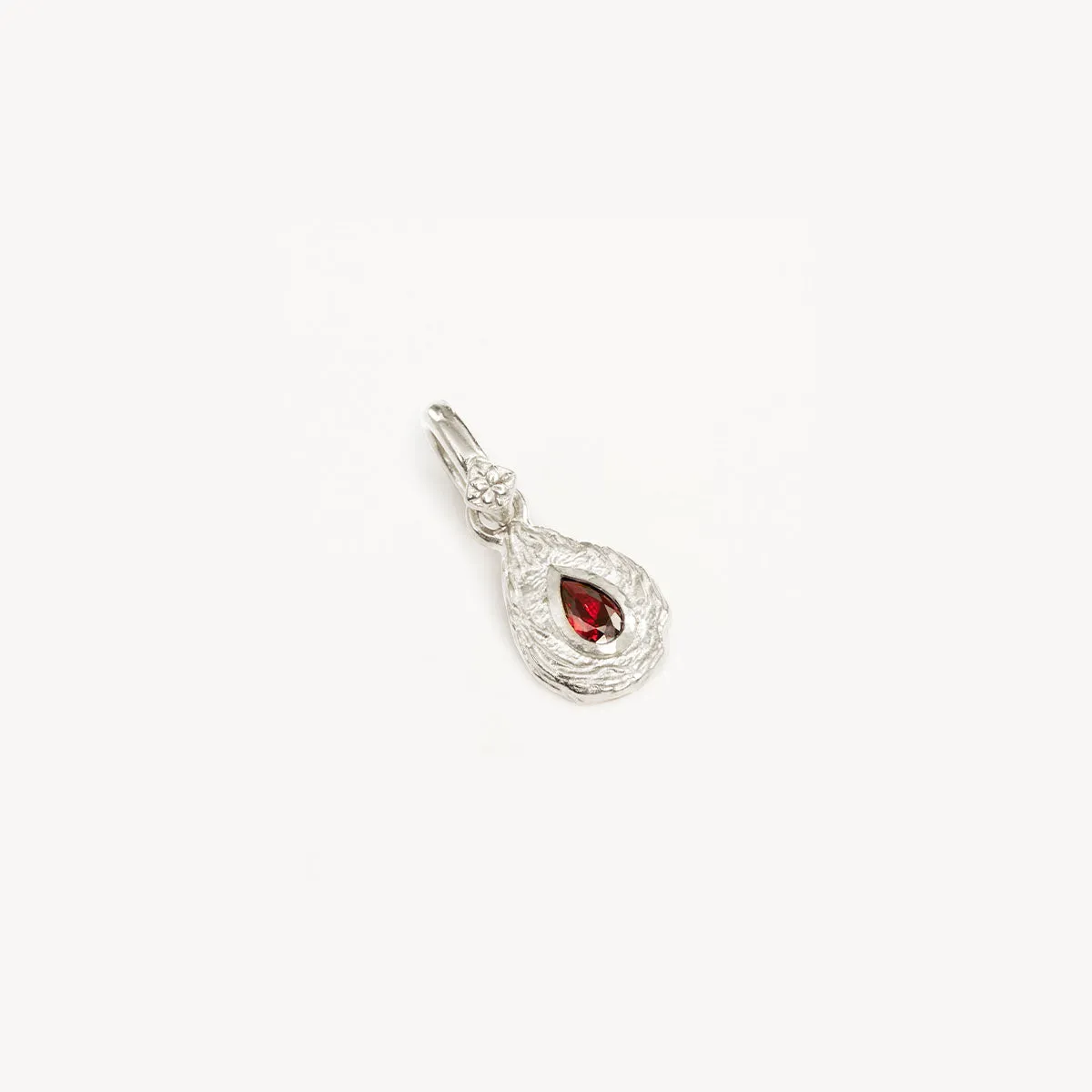 By Charlotte With Love Birthstone Annex Link Pendant, Silver