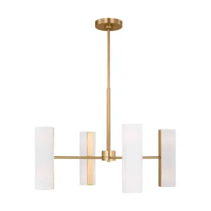 Capalino 30 in. 4 Lights Pendant light Satin Brass finish