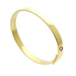 Cartier Anniversary Gold Diamond Bangle