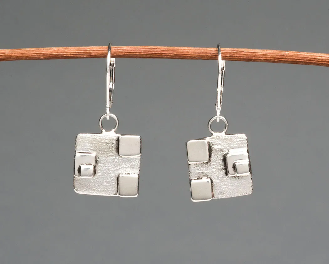 Chic Sterling Silver Earrings