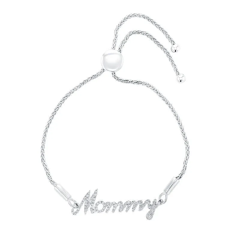 Classic Mommy Diamond Bracelet