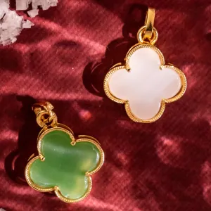 Clover Charm Anti-Tarnish | Size : 15mm | 1PC