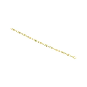 Contender U Link Gold Chain Bracelet