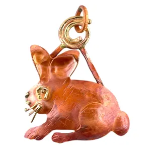 Cotton Tail Rabbit Pendant