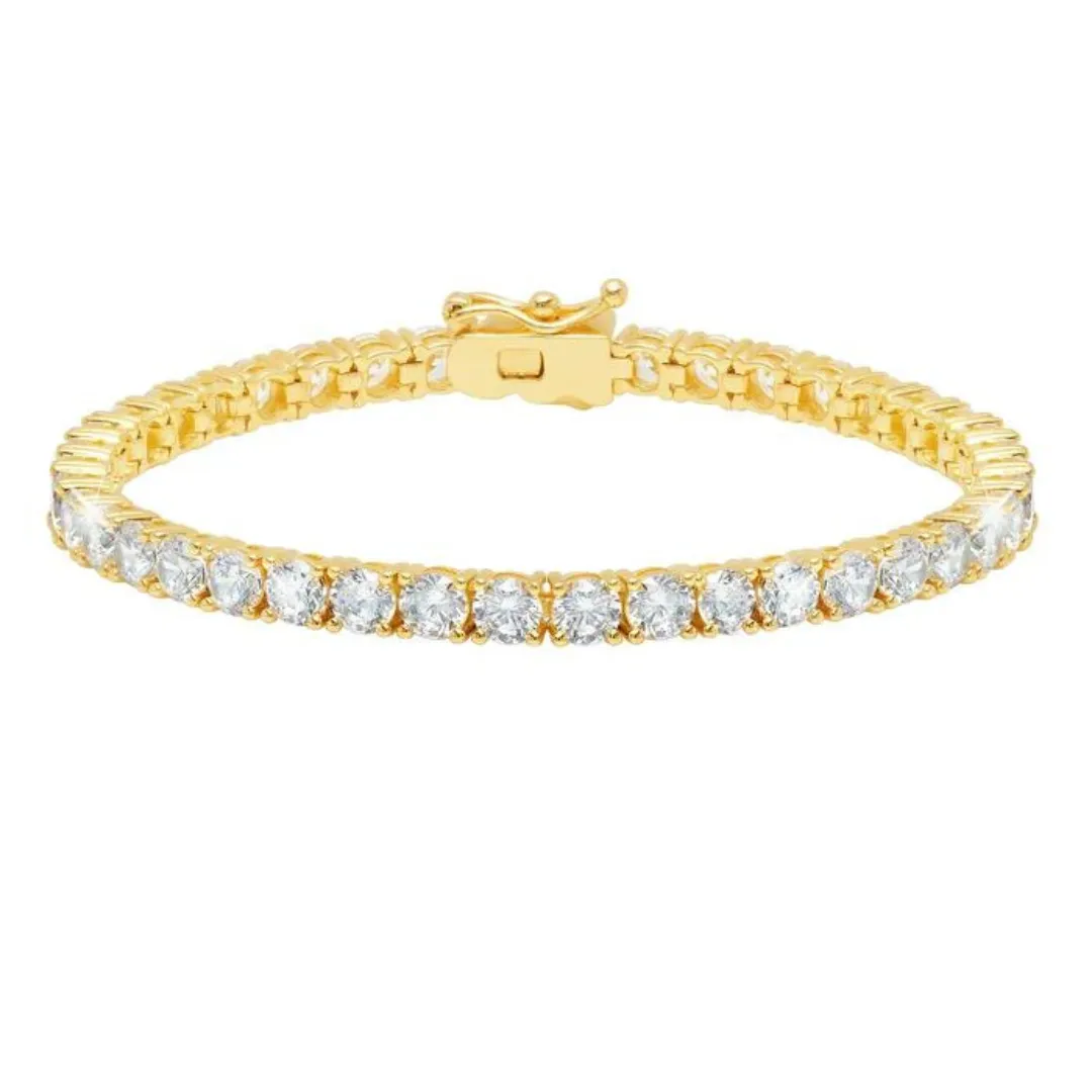 Crislu Classic Large Brilliant Tennis Bracelet