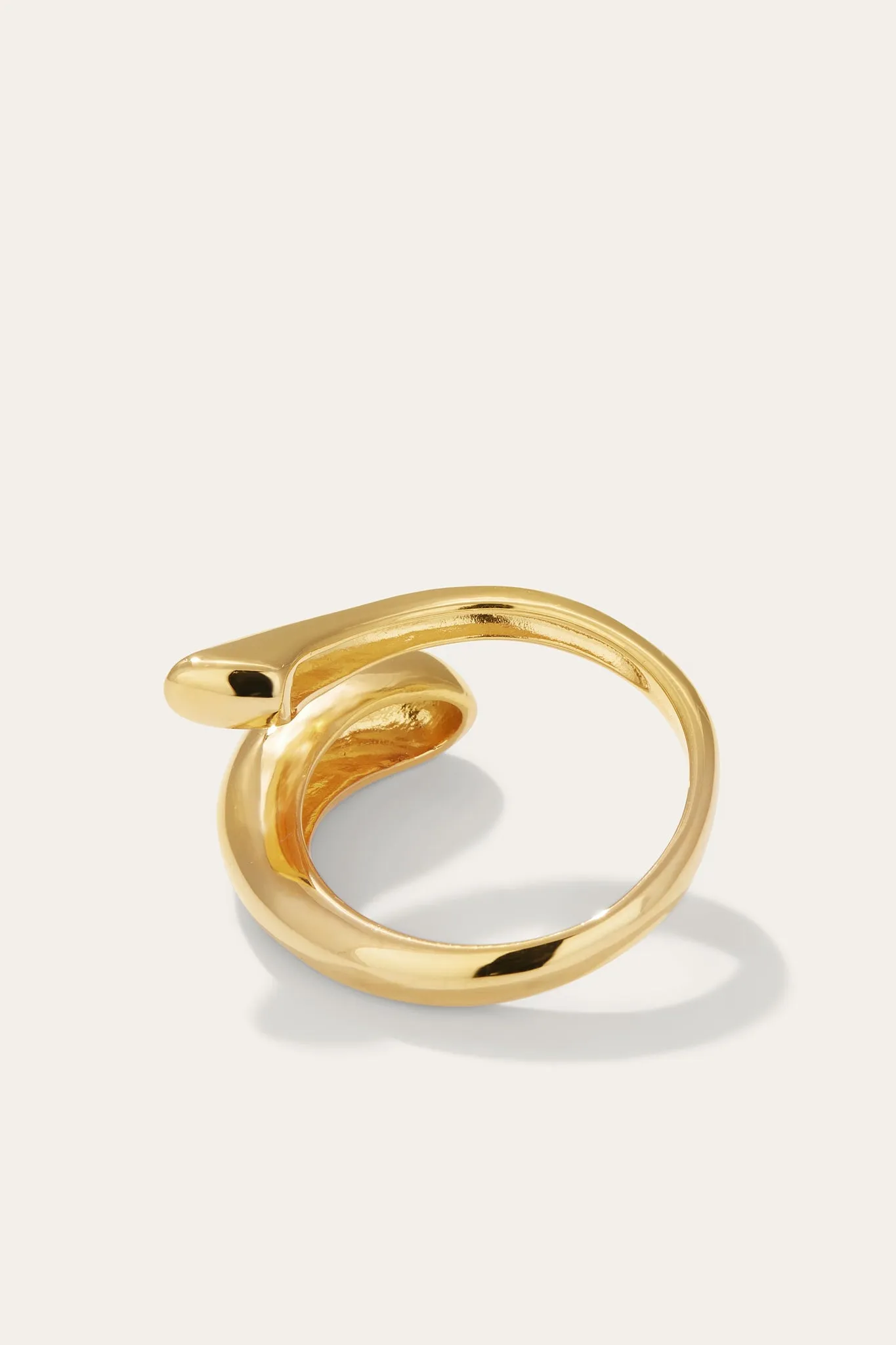 Crossover Gold Vermeil Ring