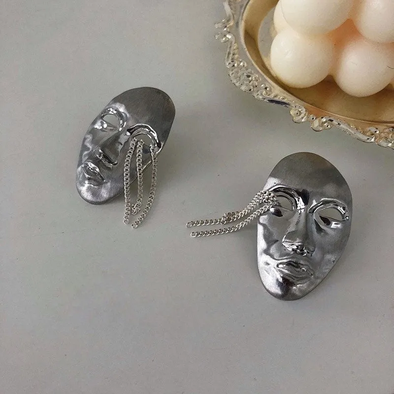 Crying Face Earrings