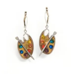 Earrings - Artistic Colorful Painter