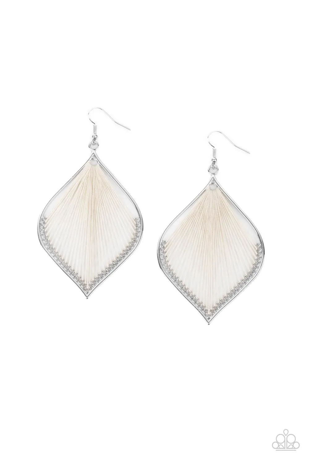 Earrings String Theory - White E210