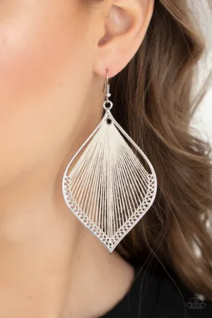 Earrings String Theory - White E210