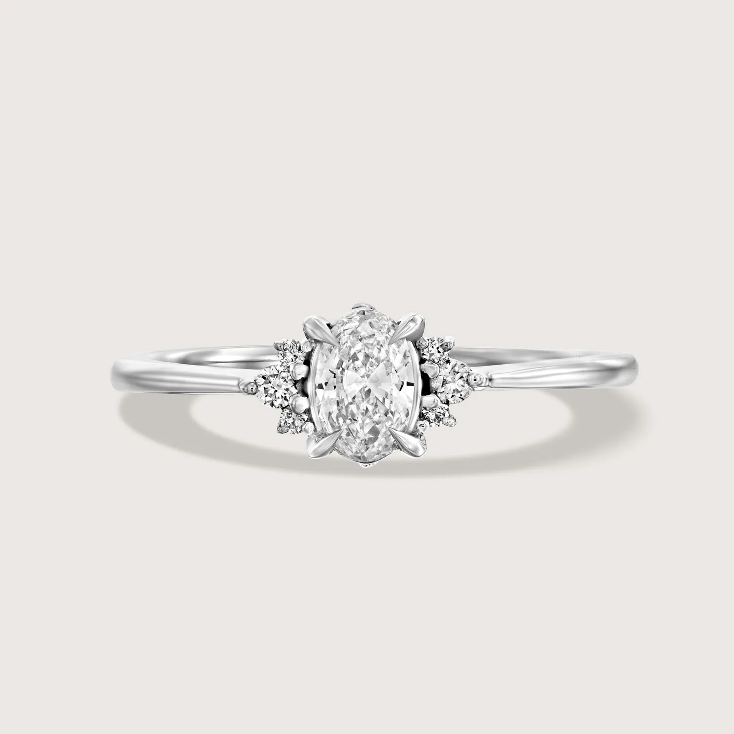 Ella Ring White Diamonds