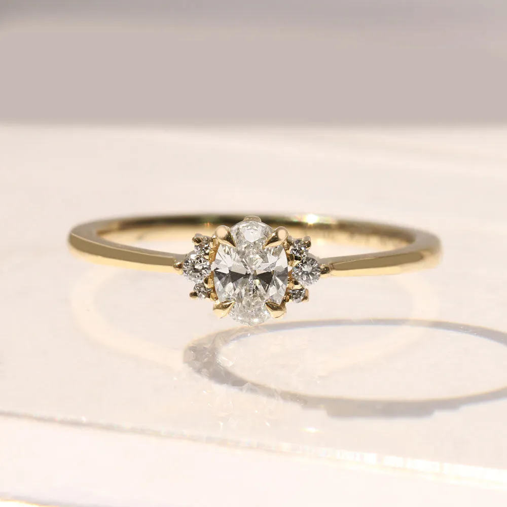 Ella Ring White Diamonds