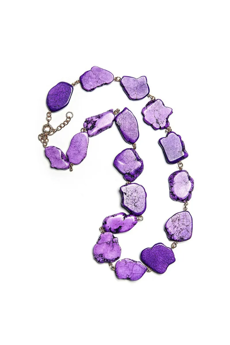 Evelyn Natural Stone Necklace - Final Sale