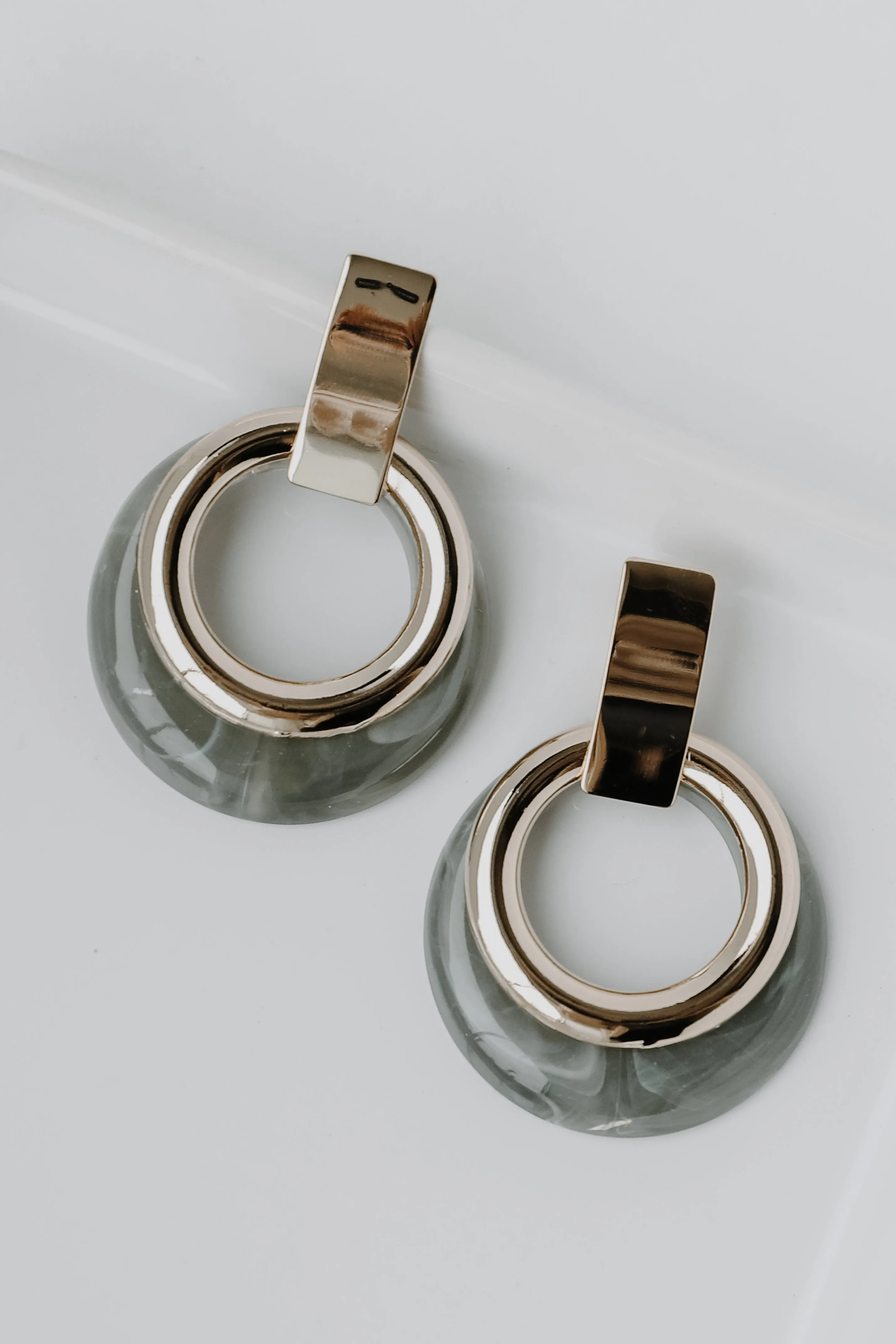 FINAL SALE - Harlow Acrylic Statement Earrings