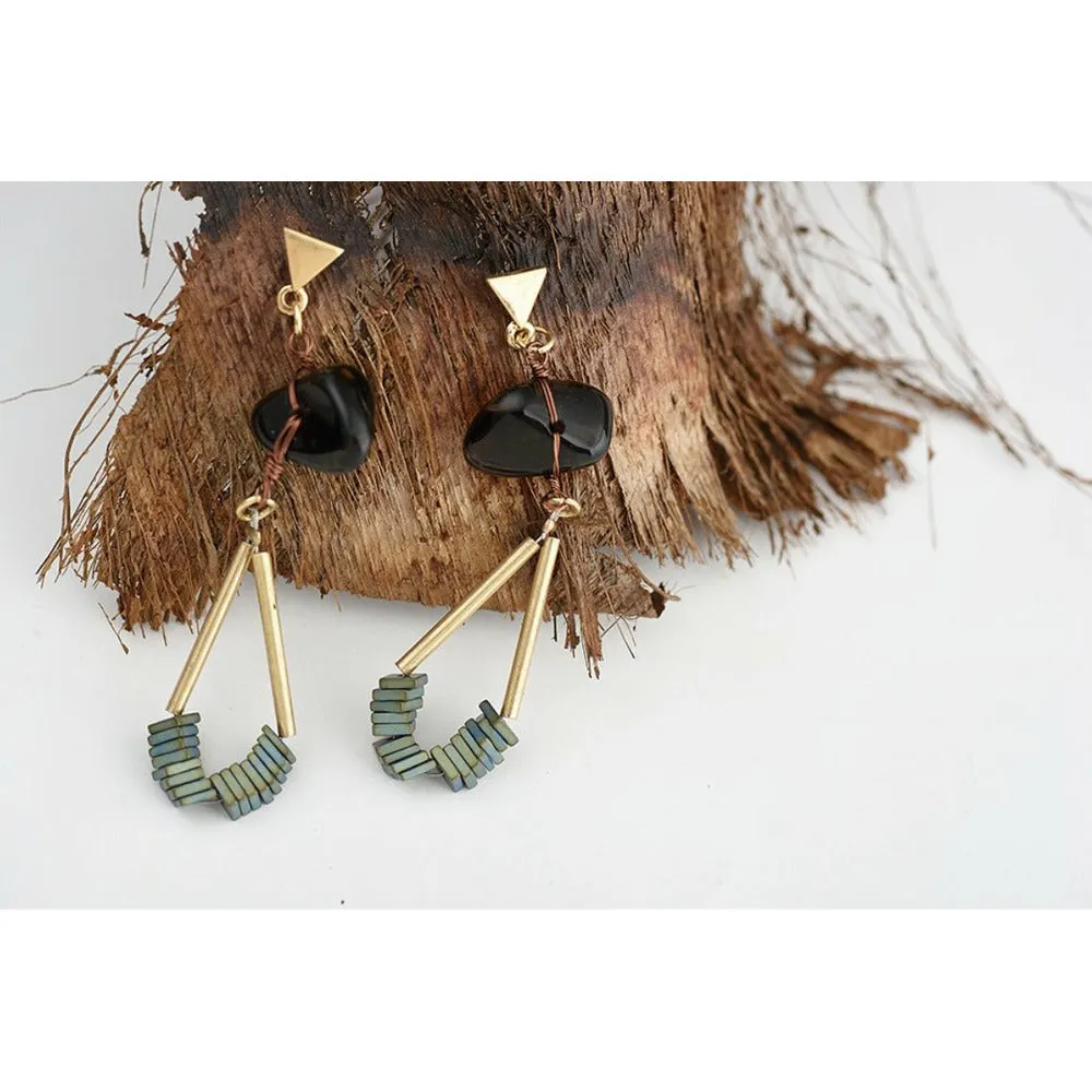 Freebird Natural Stone Earrings