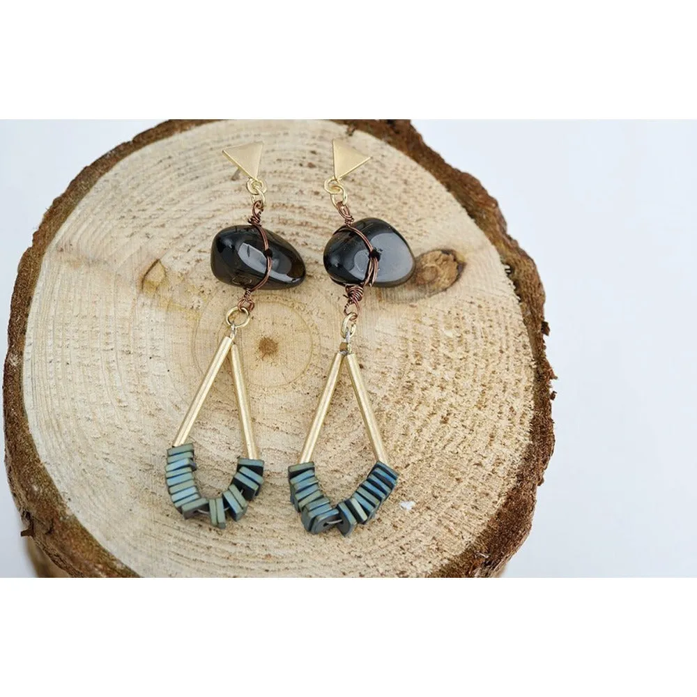 Freebird Natural Stone Earrings