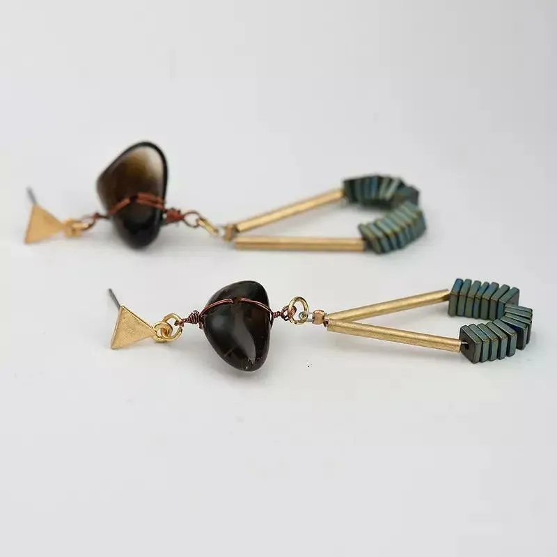 Freebird Natural Stone Earrings