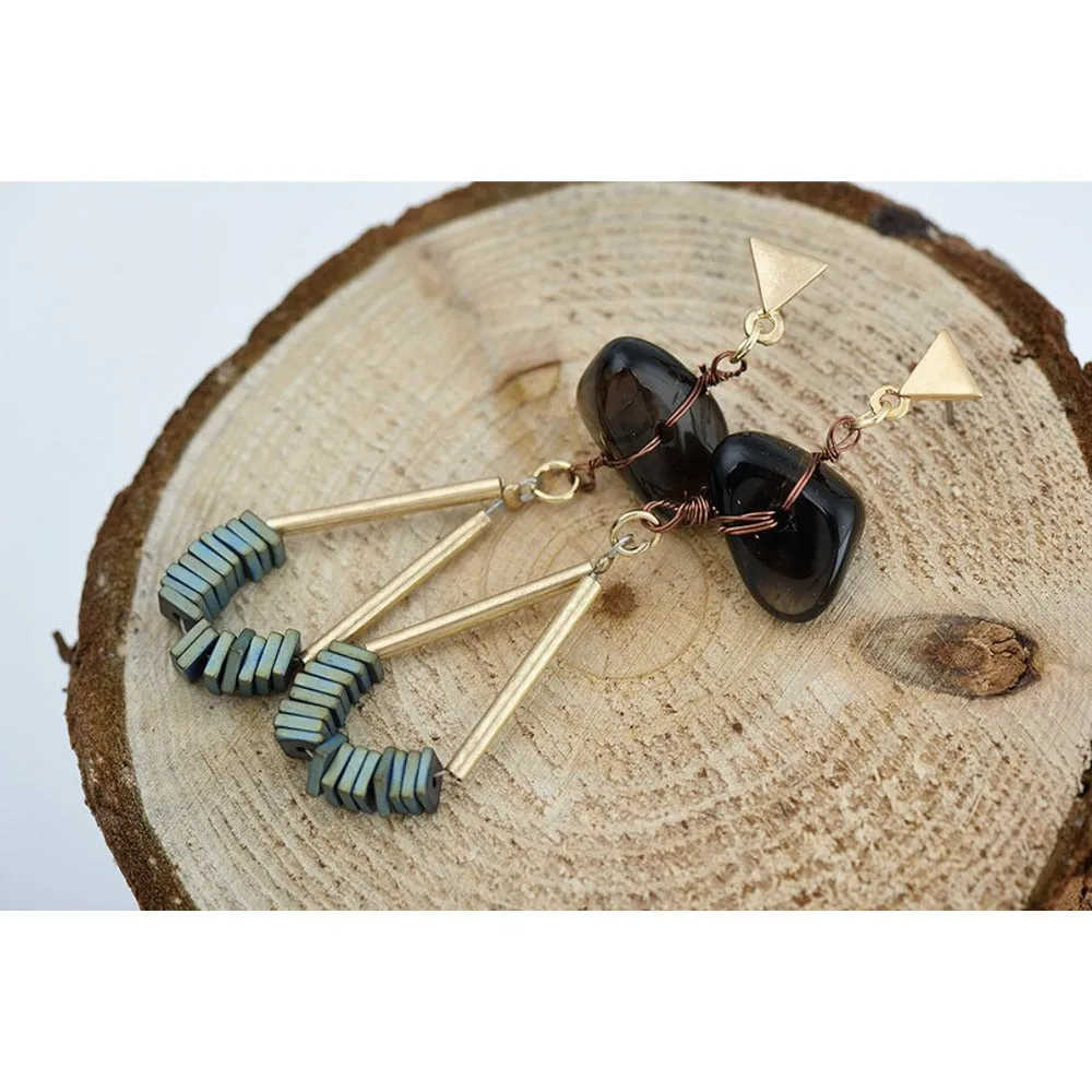 Freebird Natural Stone Earrings