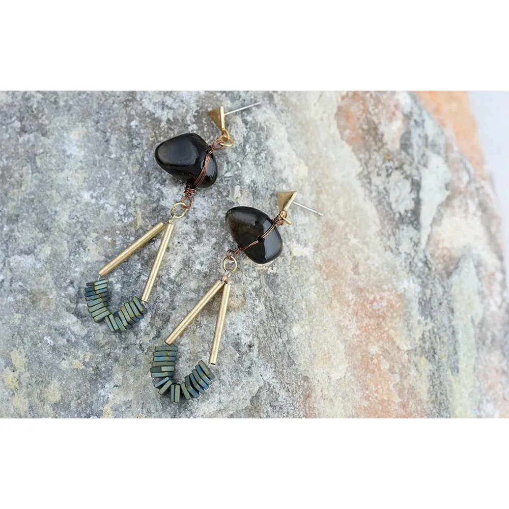 Freebird Natural Stone Earrings