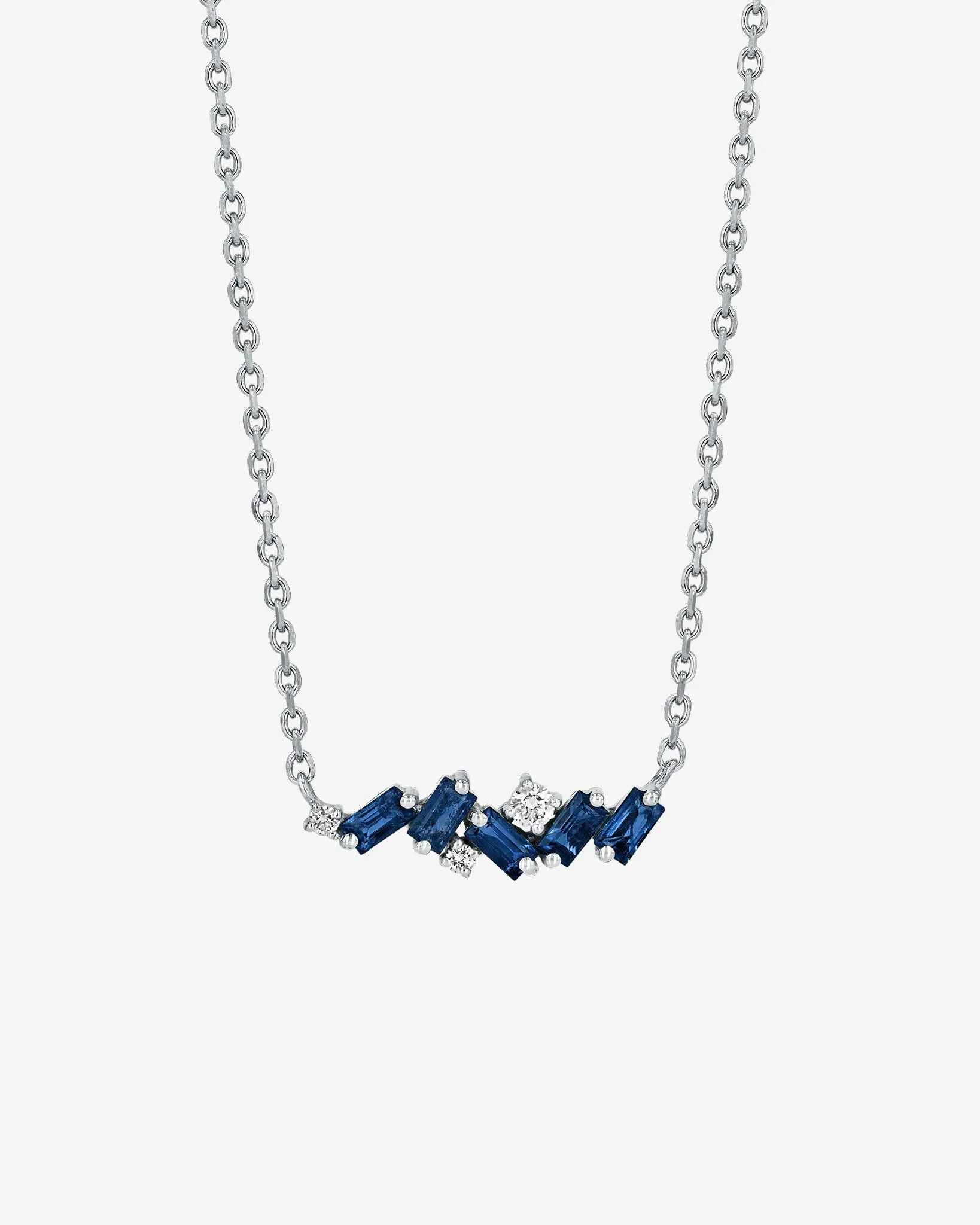 Frenzy Dark Blue Sapphire Mini Bar Pendant