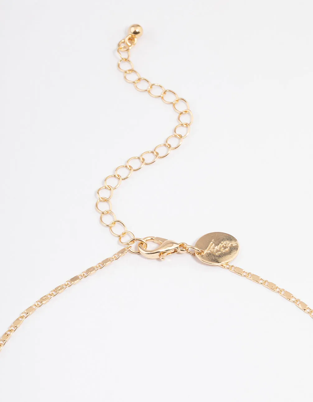 Gold Flat Chain Choker