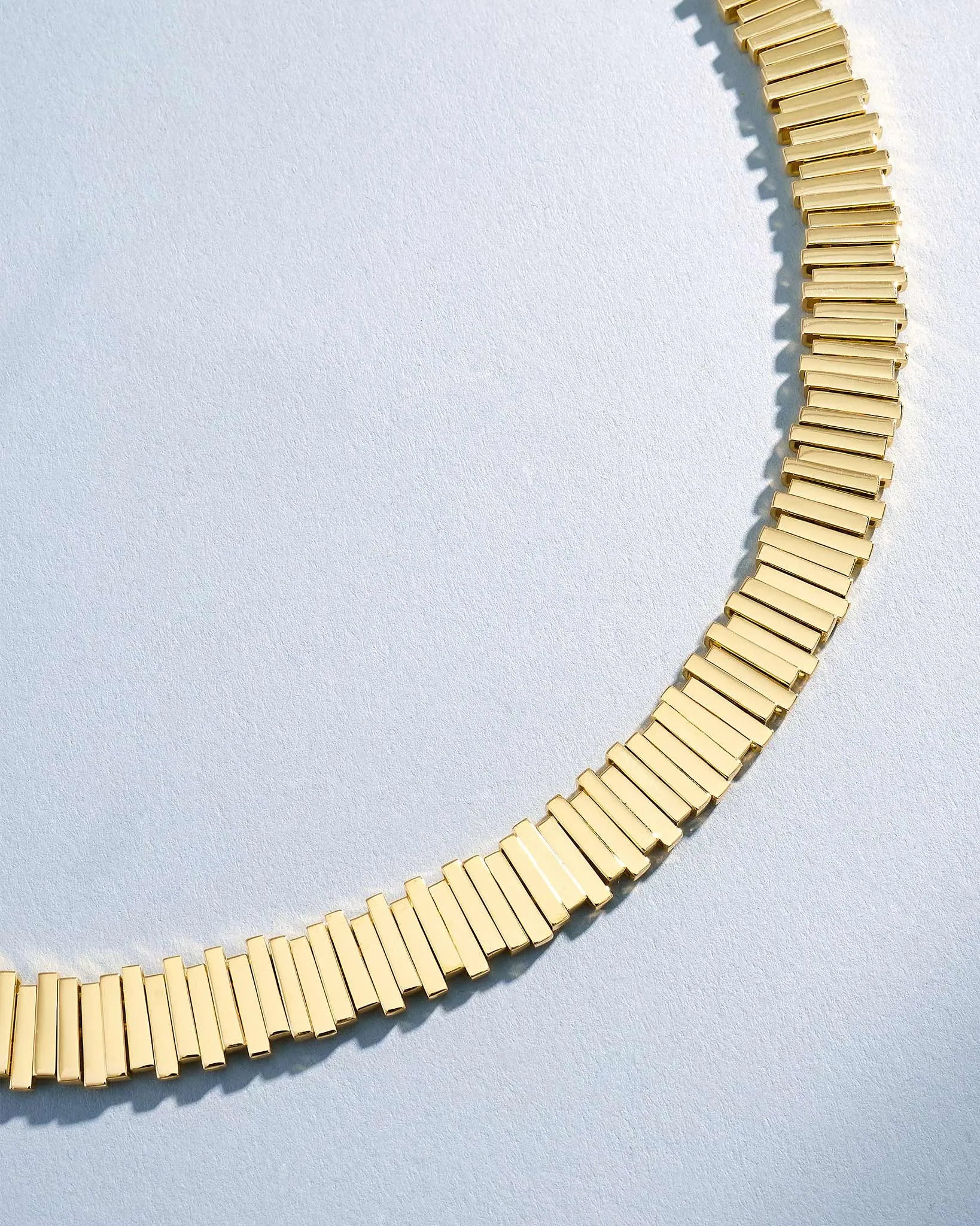 Golden Midi Stacker Tennis Necklace