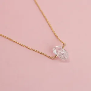 Herkimer Solitaire Necklace