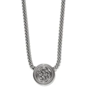 Interlok Bold Medallion Necklace