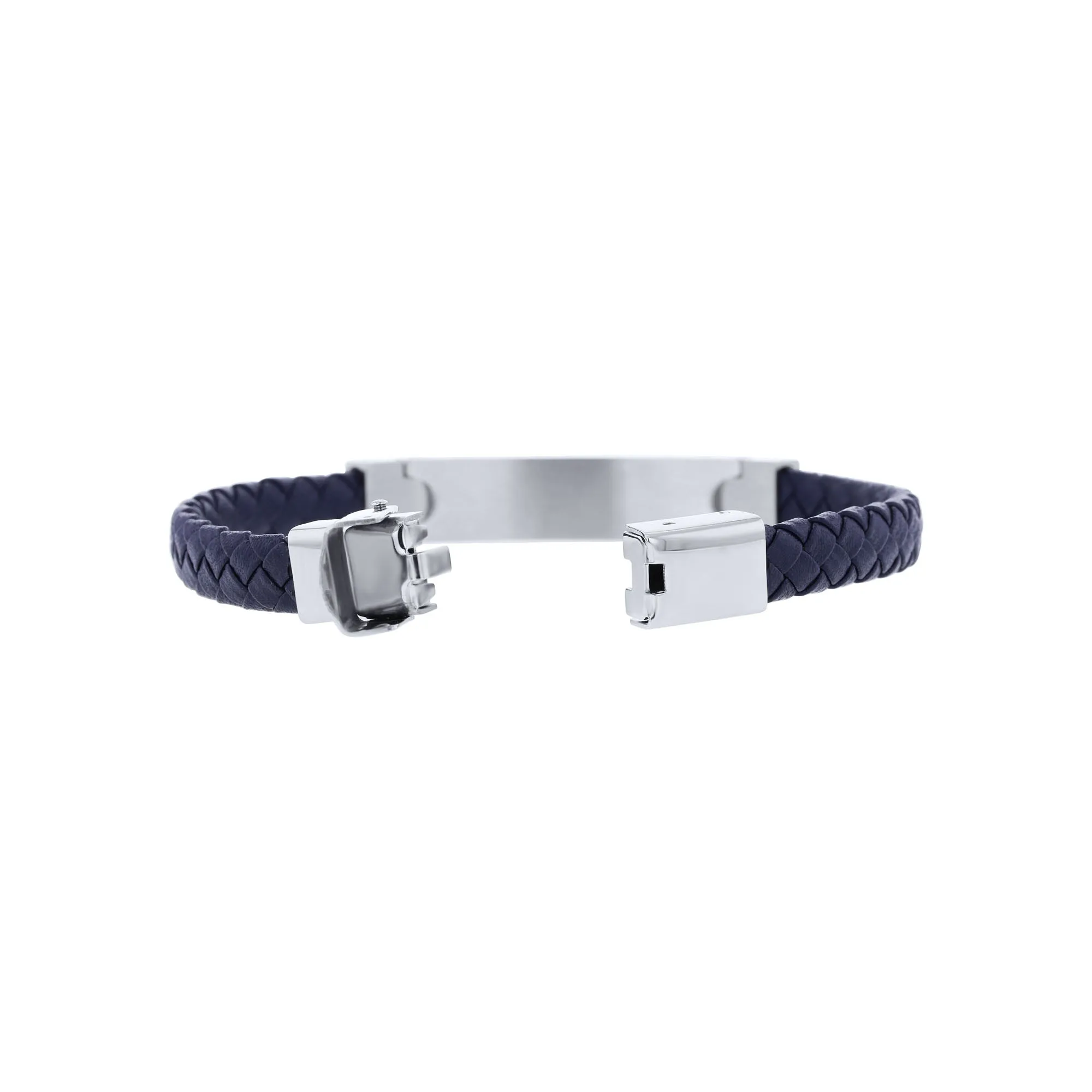 Kairo Stainless Steel Leather Bracelet