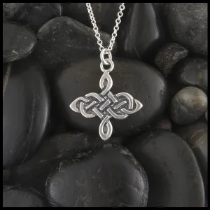 Knotwork Cross Necklace