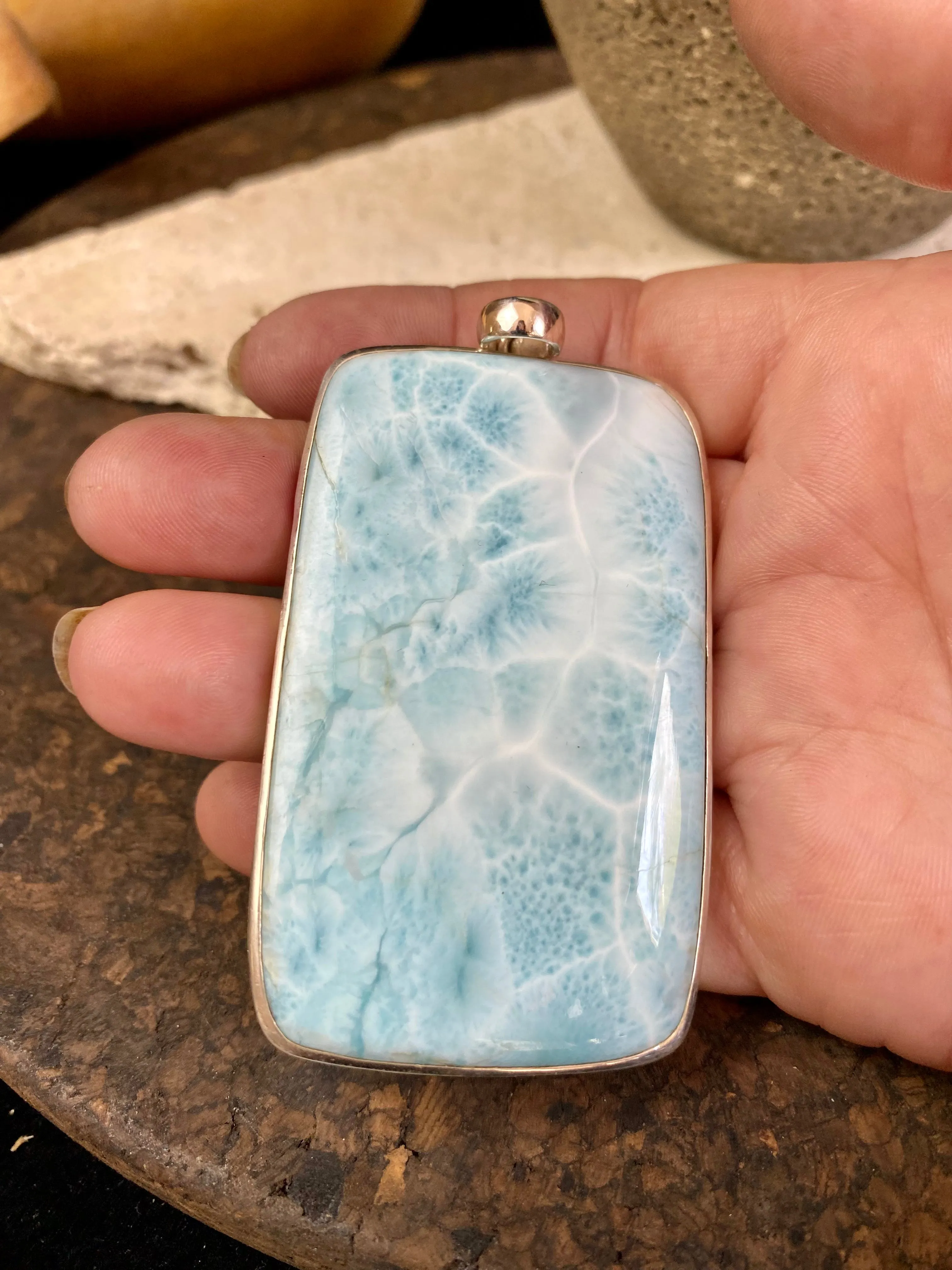 Larimar Pendants