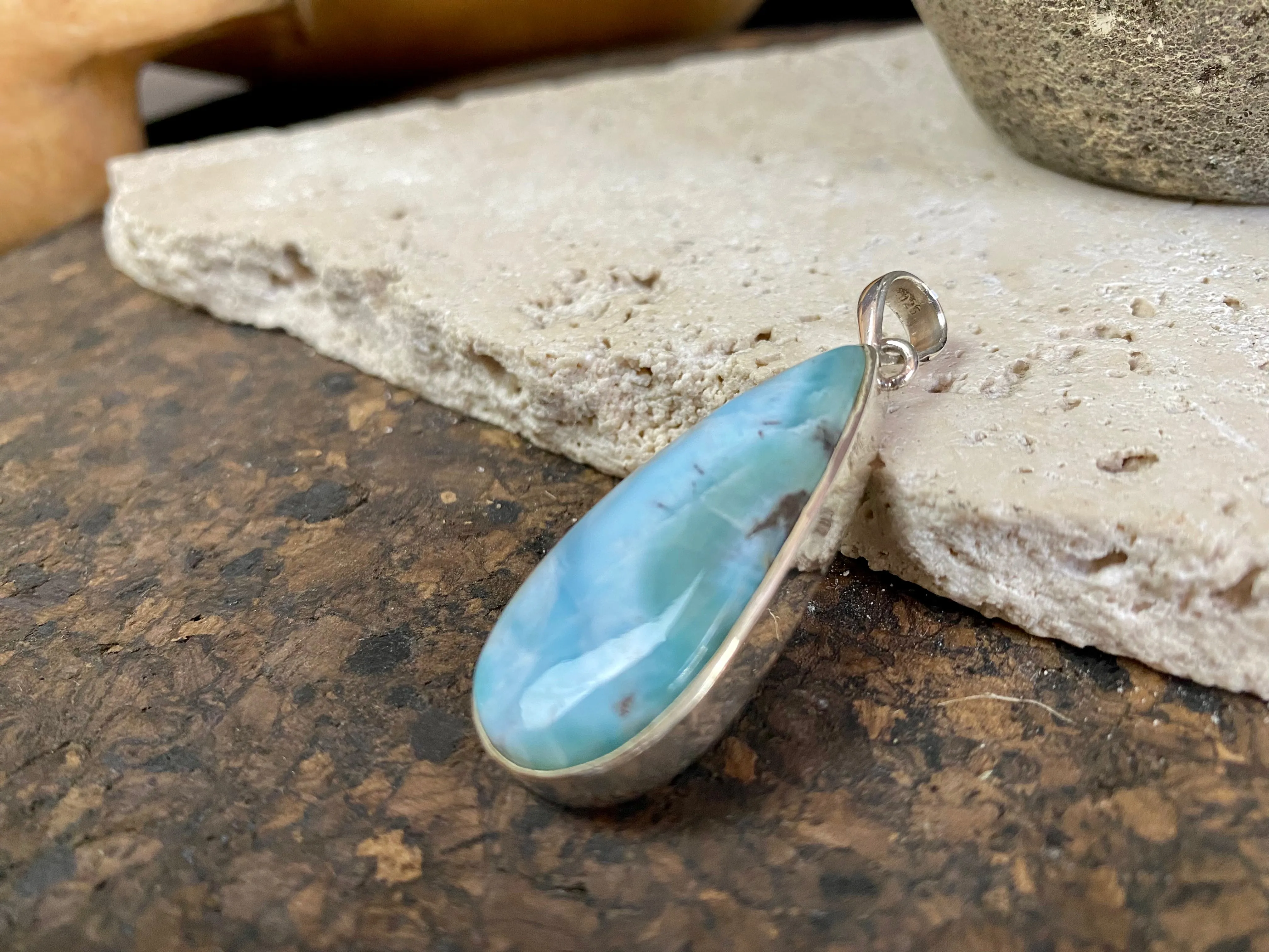 Larimar Pendants