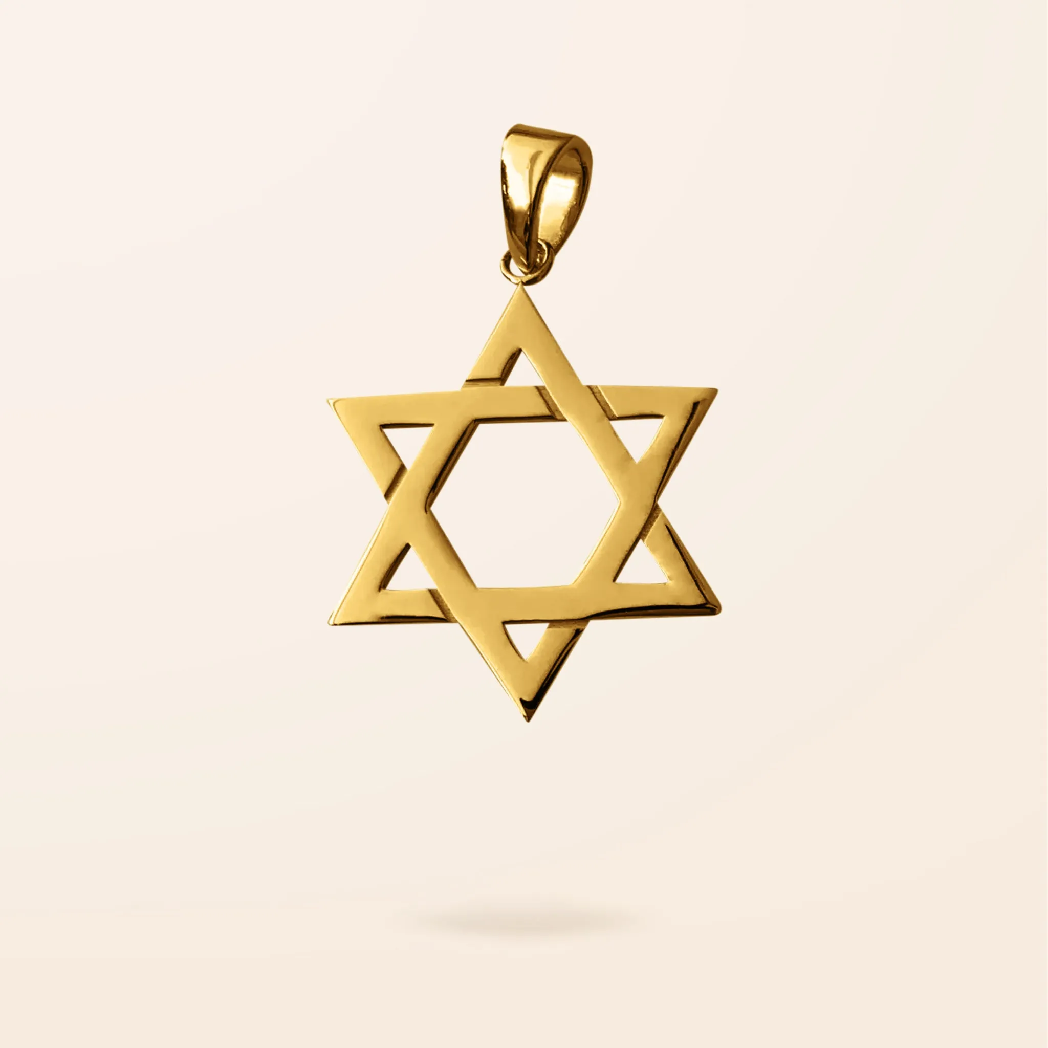 Limited Edition 10K Gold Star of David Charm